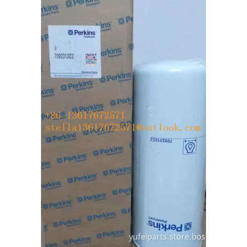Perkins Oil Filter 7092312C2 Fits Perkins 1606A-E93TAG4 1606D-E93TAG4 Diesel Engine Spare Parts